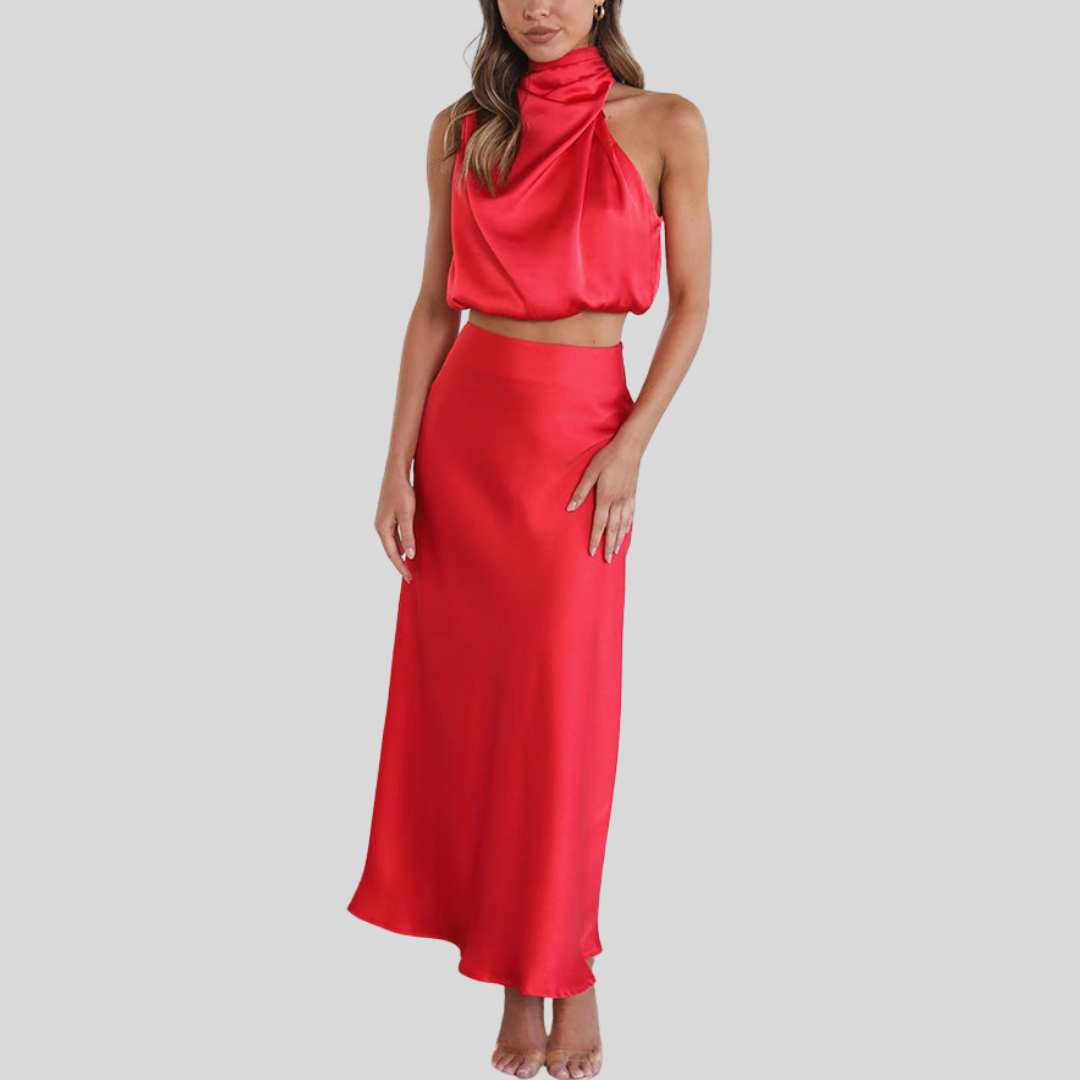 Marlene | Modernes Maxi-Kleid