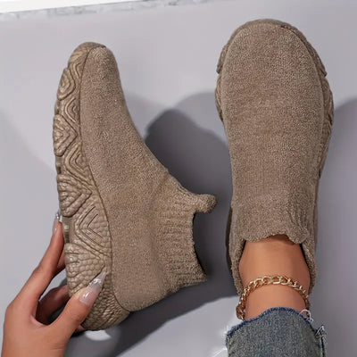 Leichte laufschuhe mit fleece-futter für frauen