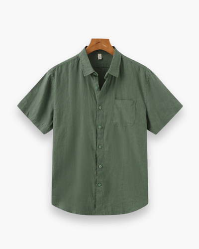 Herren Lässiges Kurzarmhemd | Atmungsaktiv für Sommer