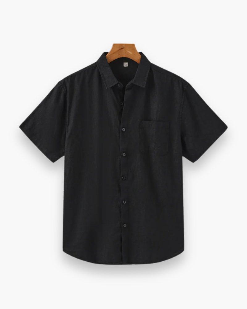 Herren Lässiges Kurzarmhemd | Atmungsaktiv für Sommer