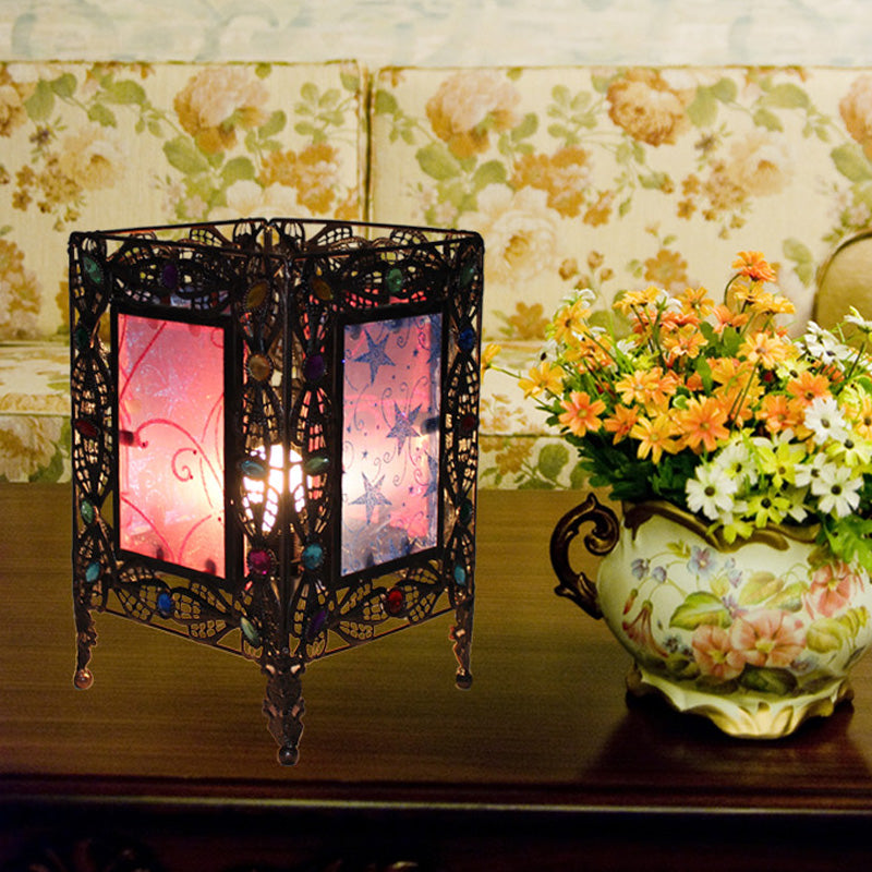 Metalluxe – Art Deco Stehlampe mit rustikalem Metalldesign