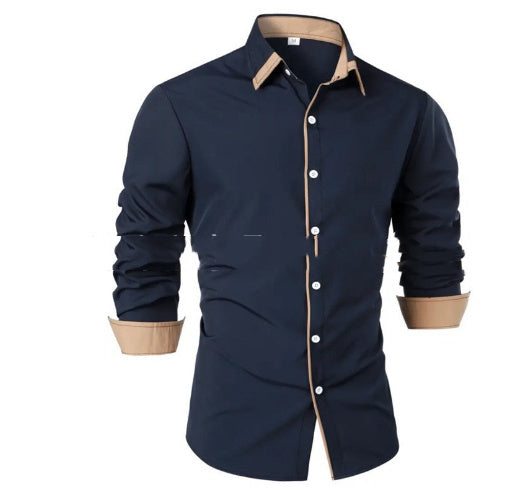 Leonard – Lässiges Langarmshirt mit Kontrastfarben