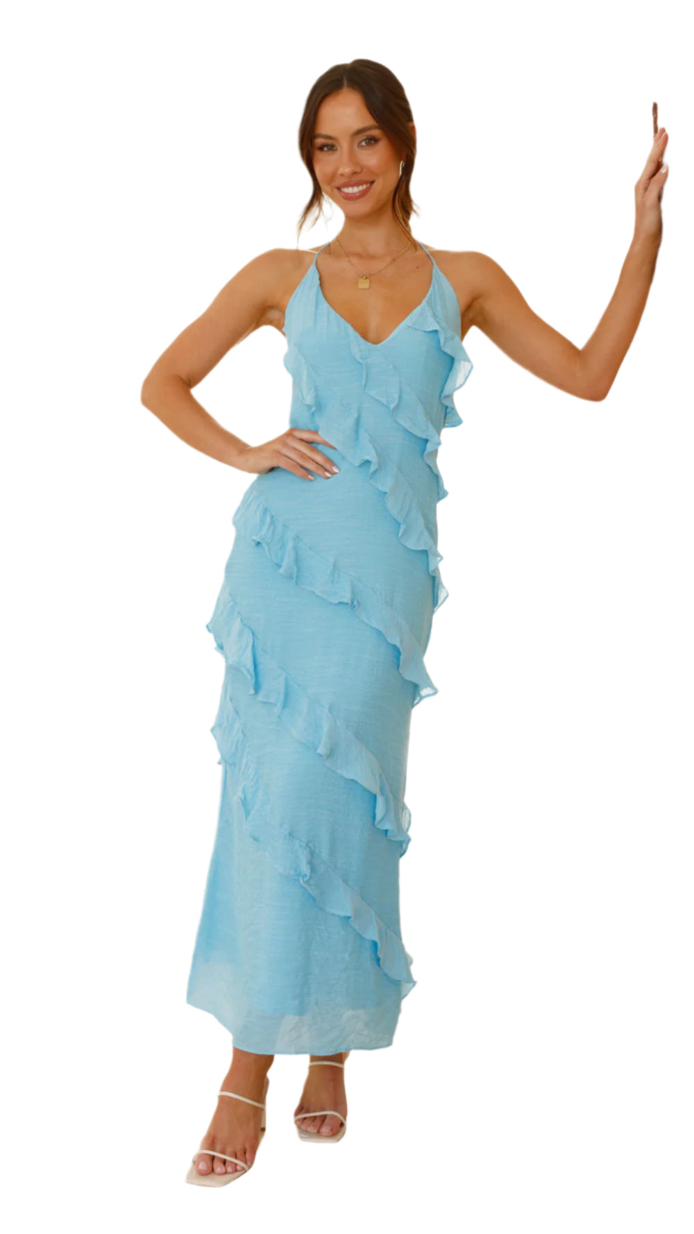 Vanessa - Moderne lange Kleid