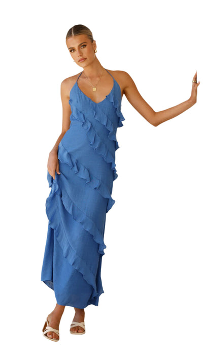 Vanessa - Moderne lange Kleid