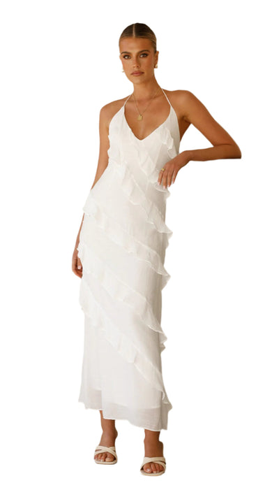 Vanessa - Moderne lange Kleid