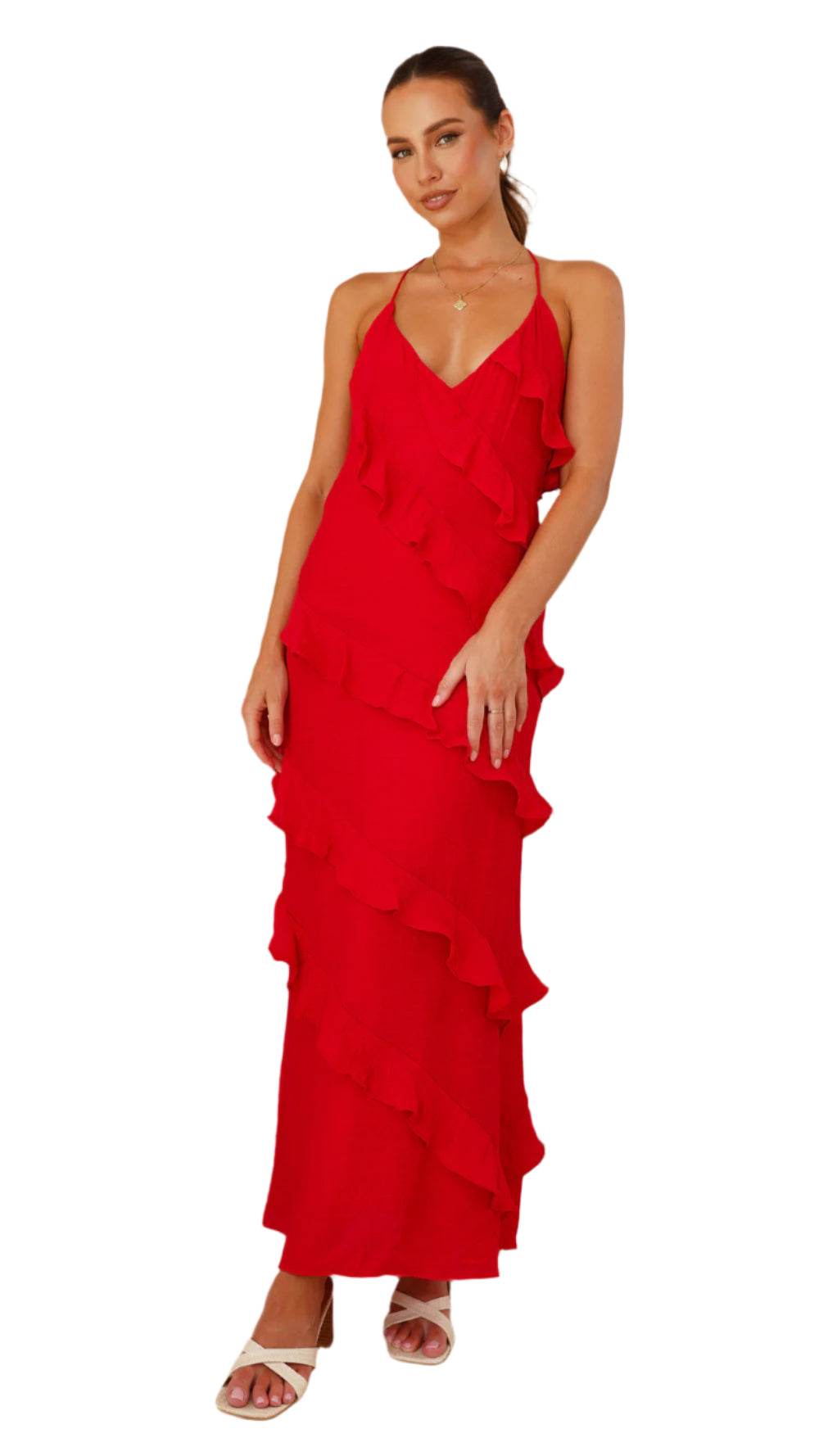 Vanessa - Moderne lange Kleid