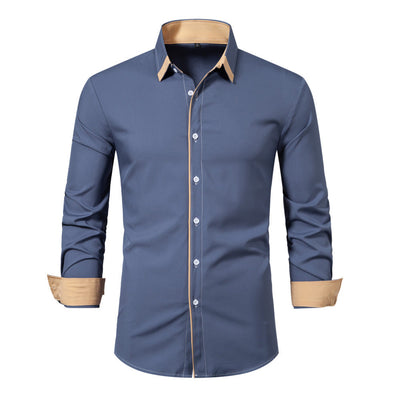 Leonard – Lässiges Langarmshirt mit Kontrastfarben