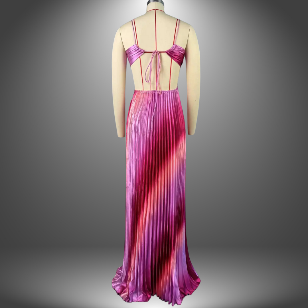 Ginevra | Handgefertigtes glänzendes Damenkleid