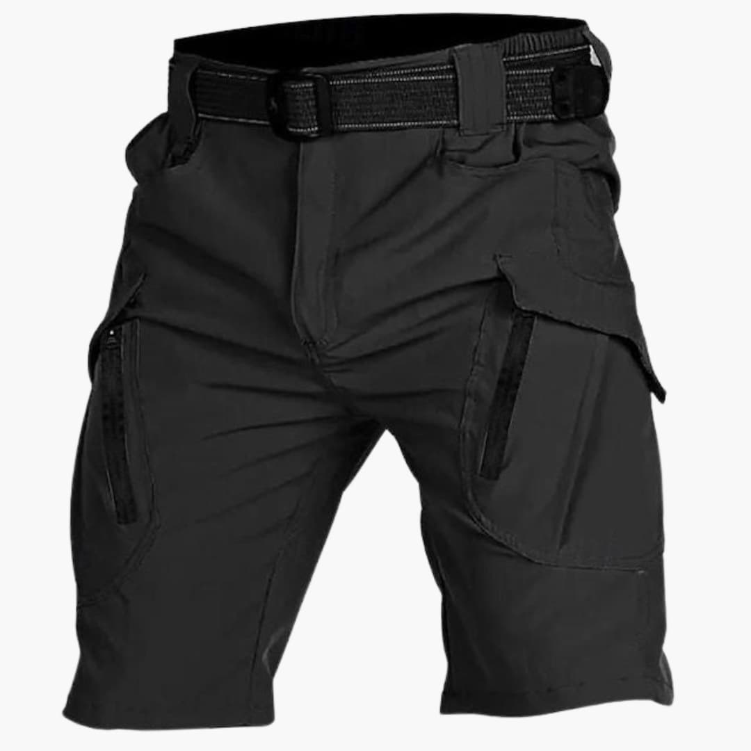 Herren Tactical Sommershorts mit Cargotaschen und Gürtel
