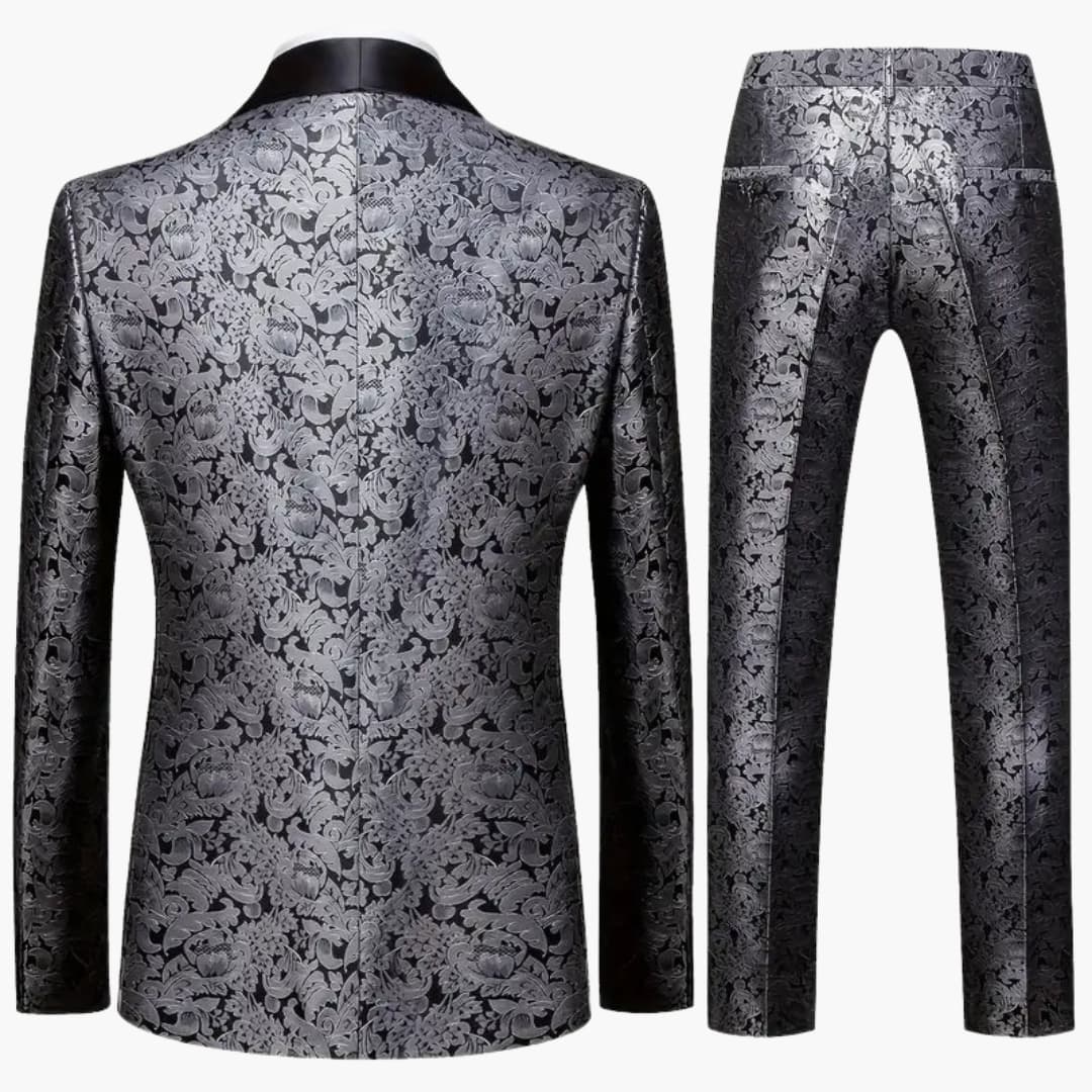 Eleganter 3-teiliger Slim-Fit-Anzug für Herren - Modernes Design