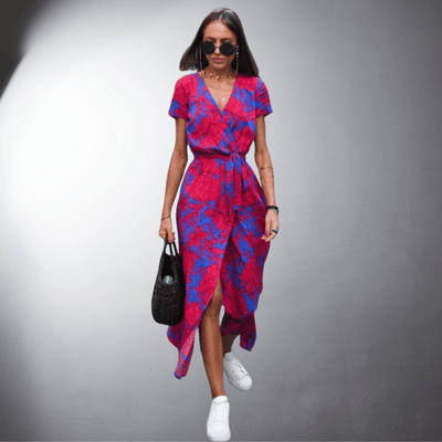 Ketty | Handgemachtes Wickelkleid aus hochwertigem Material