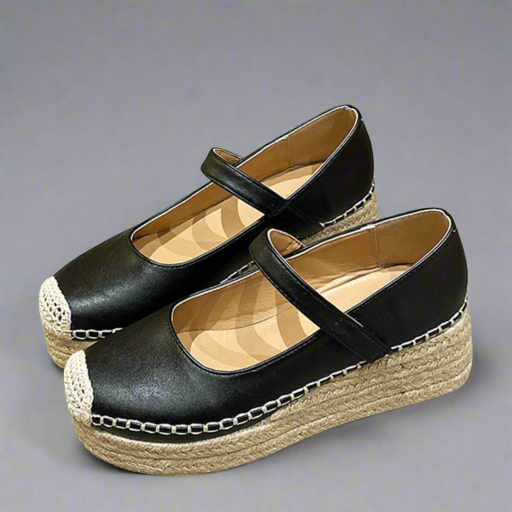 Verena | Premium Keilschuhe mit Schnalle für den Frühling