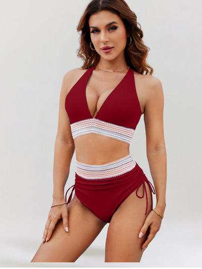 Lizia | Bauchweg-Bikini-Set mit hoher Taille