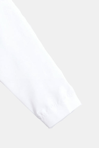 Klassisches Stehkragen-Hemd in Weiß