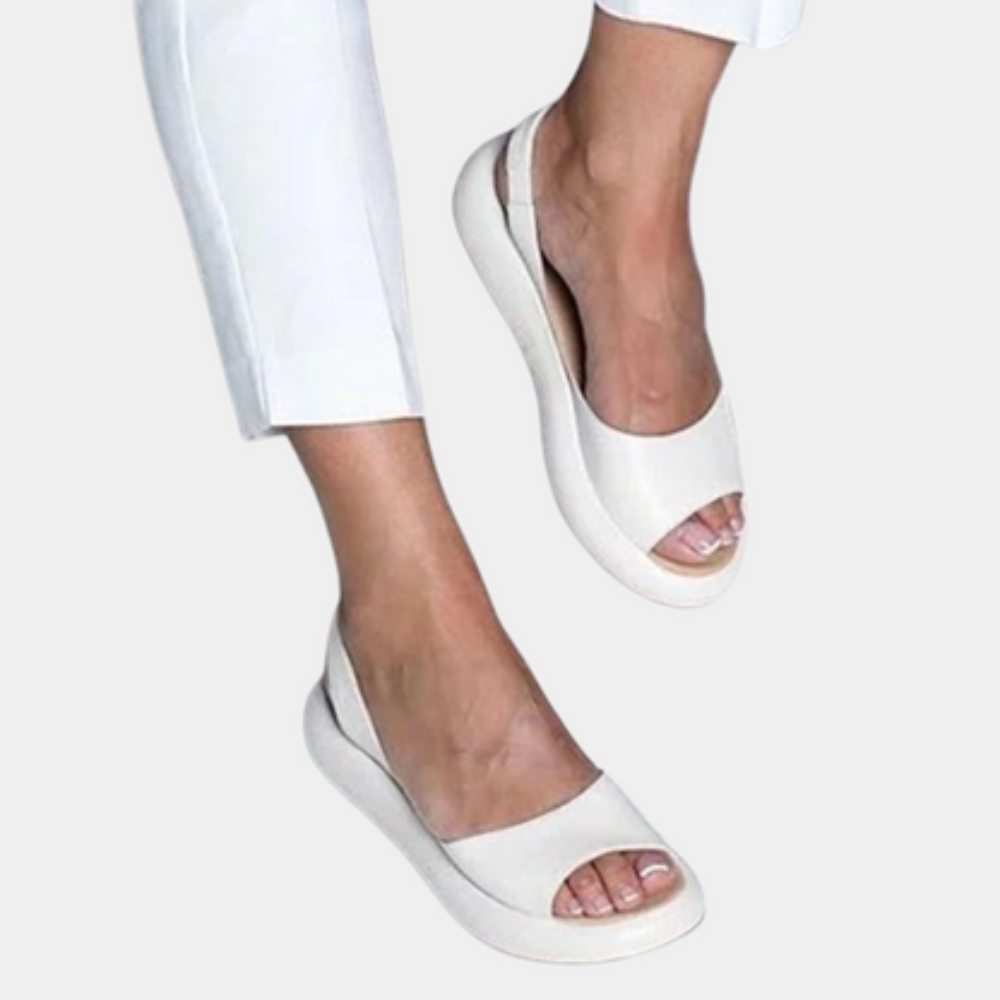 Bequeme Damen Sommerschuhe mit dicker Sohle – Tilda