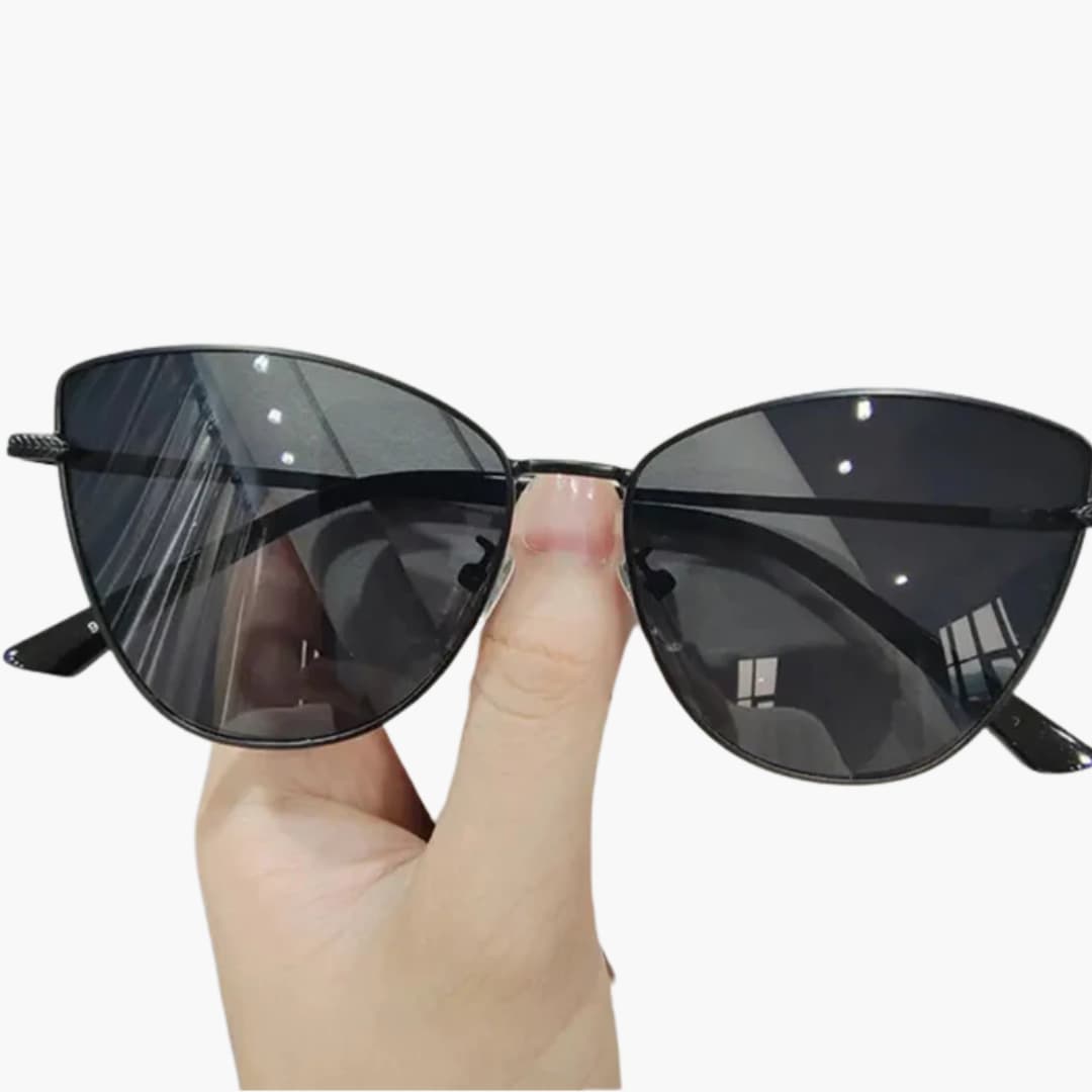 Damen Sonnenbrille mit UV400 Schutz aus Metall für Sommer
