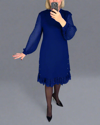 Swenthilda | Elegantes Herbstkleid mit Figur-Schmeichelndem Schnitt