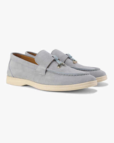 Charlotte | Old Money Style Wildleder Loafer mit Tassel-Detail