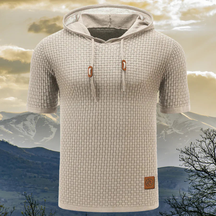 Marion - Kapuzenpulli mit kurzen Ärmeln