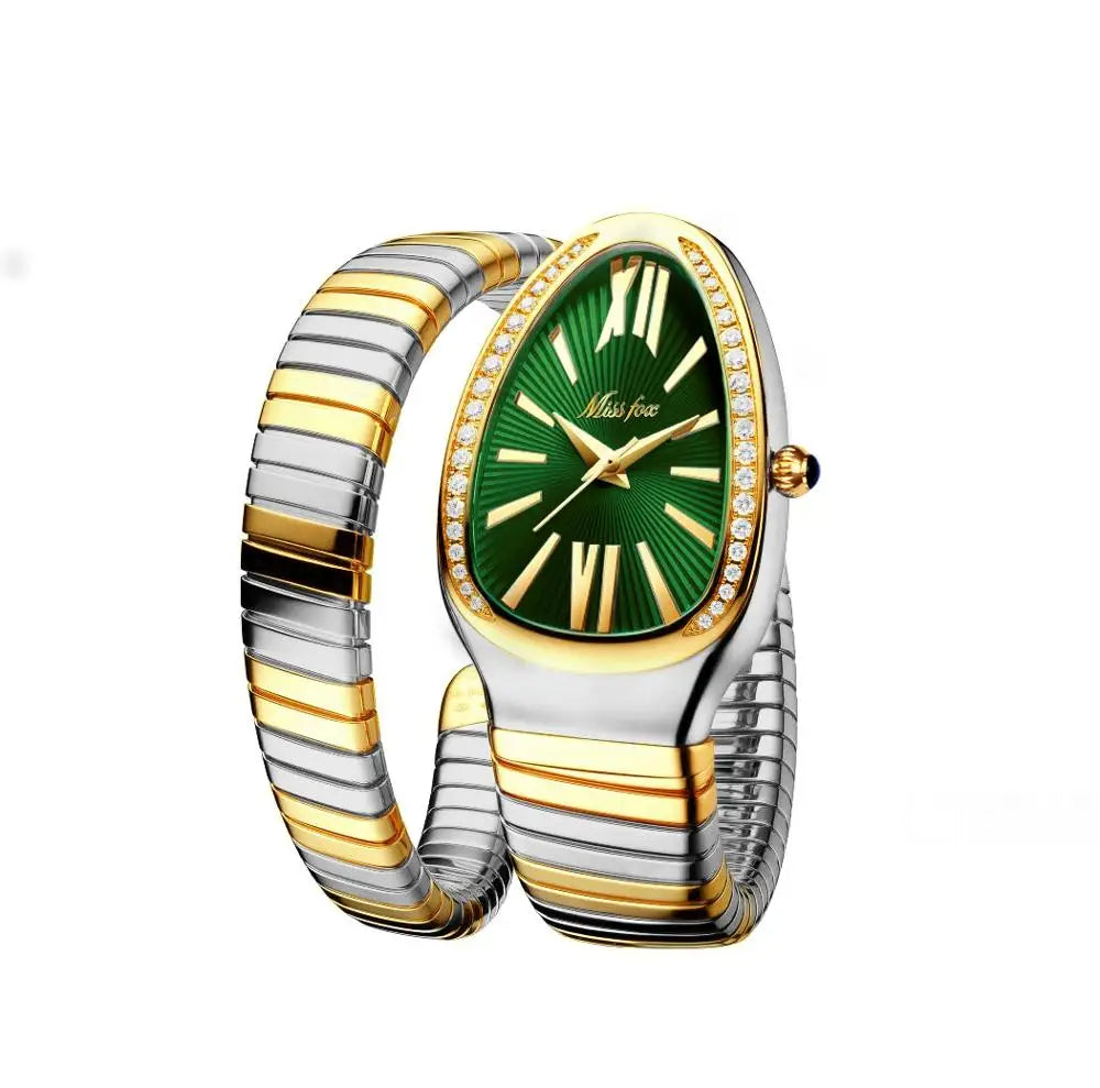 Edelstahl Schlangen Armbanduhr Nr. 351