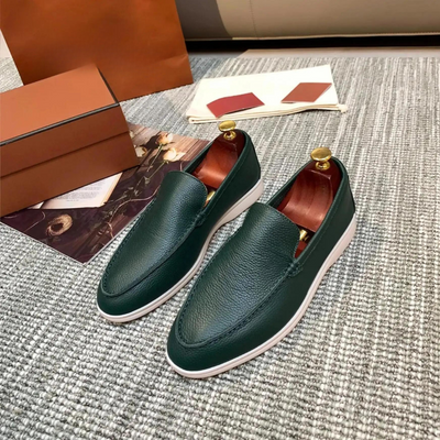Elegante herren-loafer aus hochwertigem leder