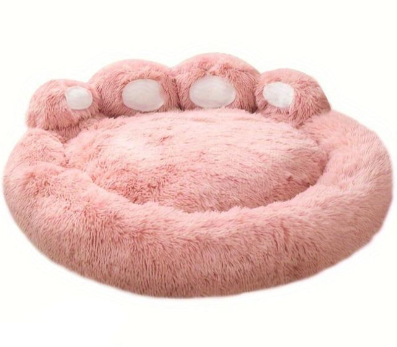 Waschbares Haustierbett CozyPaw mit pfotenförmigem Design
