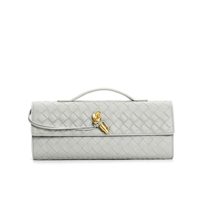 Geflochtene Damen Clutch aus Echtleder – Elegant & Vielseitig