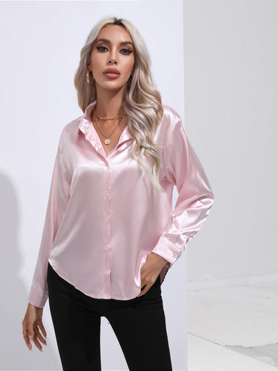 Hayley – Satinbluse für Damen