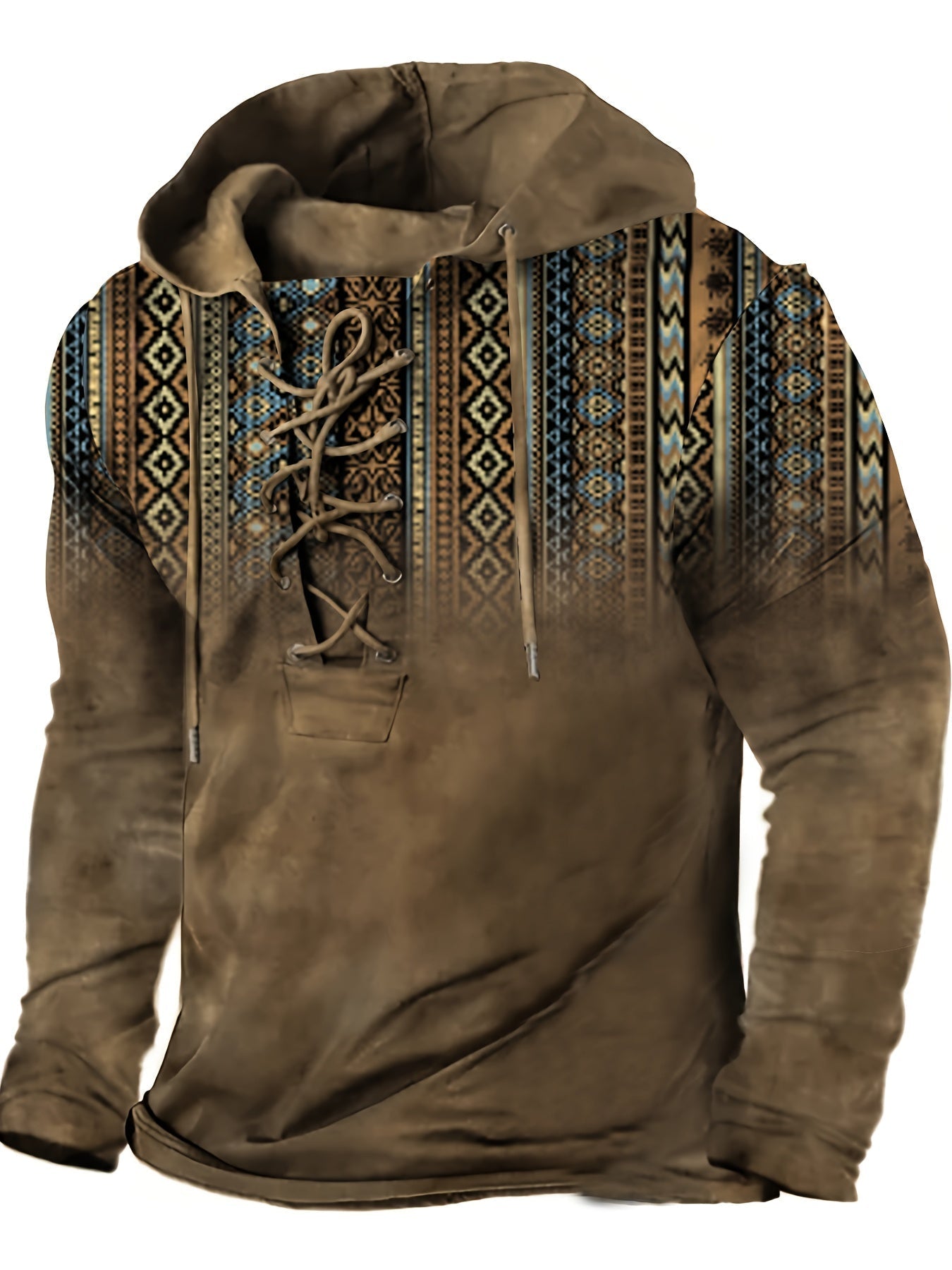 Sandeep – Lässige 3D-Gedruckte Kapuzenjacke