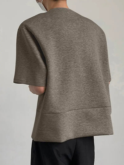 Alvin - Herren Casual Rundhals-Shirt