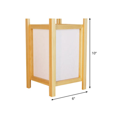 Woodelle – Moderne Tischlampe mit Charme aus natürlichem Holz