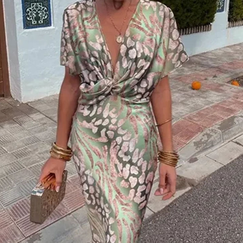 Dawn – Elegantes Damenkleid mit Druck