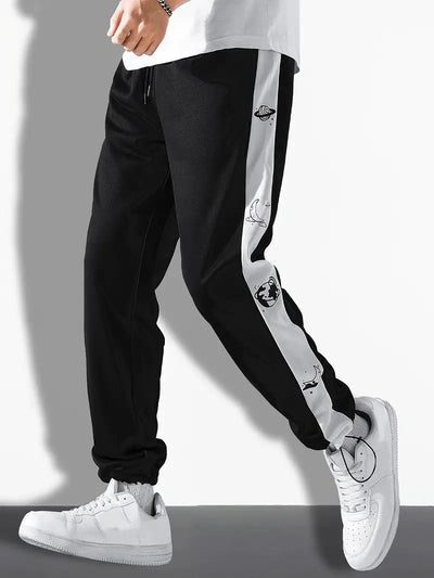 Gary - Elastische Herrenhose mit Kordelzug