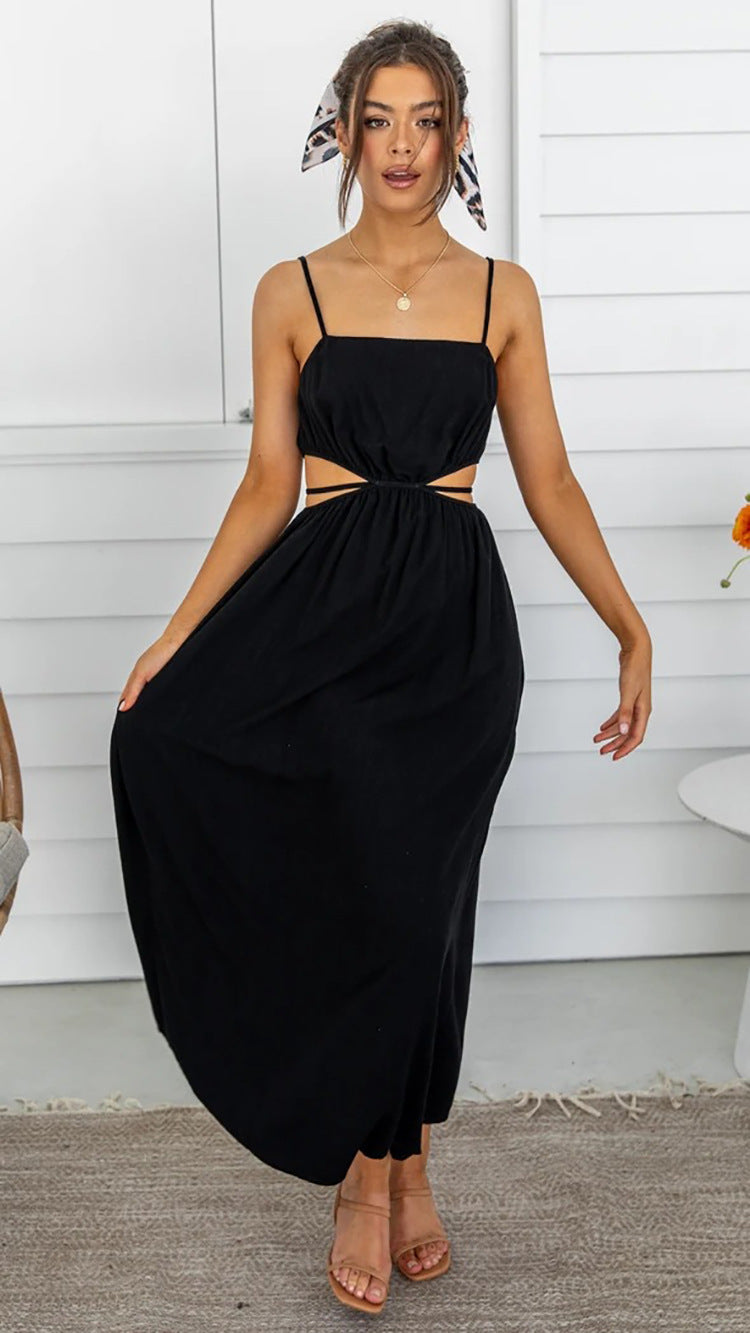 Rose – Schulterfreies Trägerkleid mit Schnürung