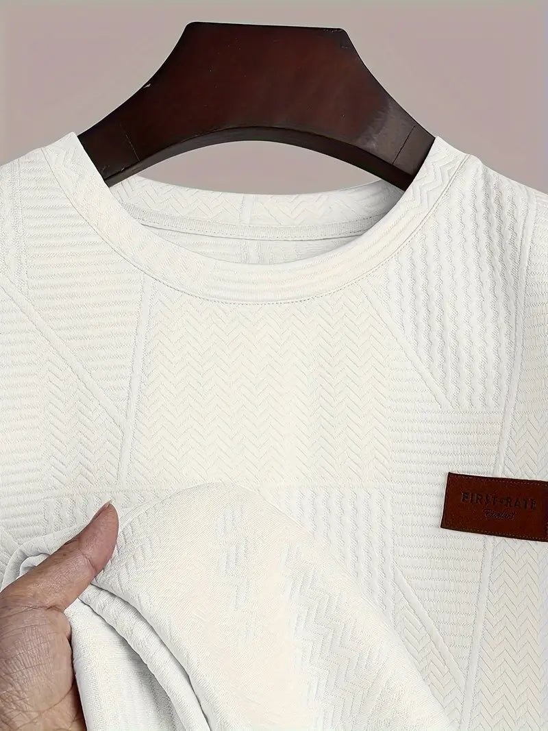 George - Jacquard-T-Shirt für Herren