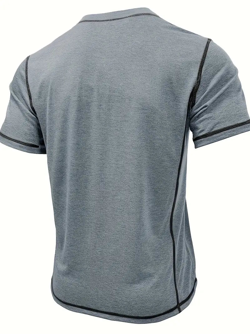 Orazio - Kurzarm T Hemd Mit Knopf