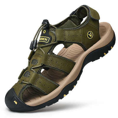 Warren – Modische Herren-Sandalen aus veganem Leder für den Outdoor-Sport
