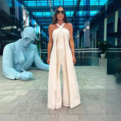 Valeria - Eleganter Jumpsuit mit weitem Bein
