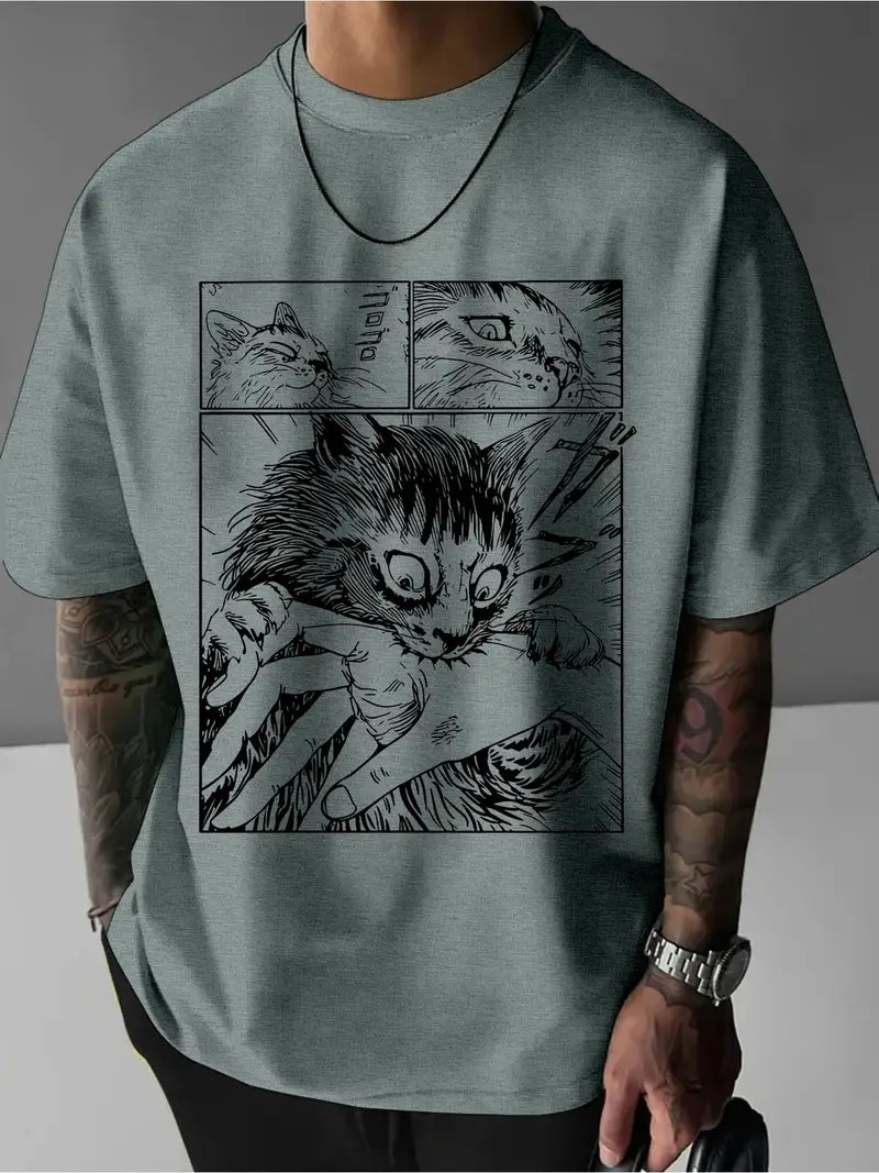 Jared - Lässiges Rundhals-T-Shirt für Herren