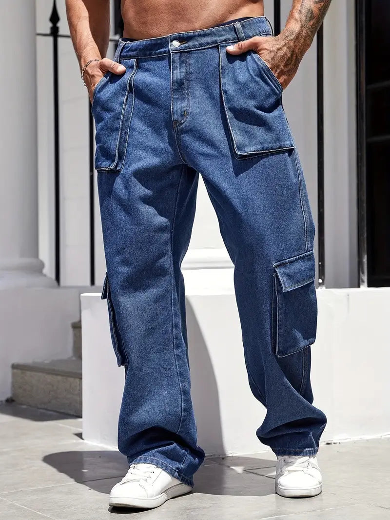 Jude - Herren Baumwolljeans mit mehreren Taschen