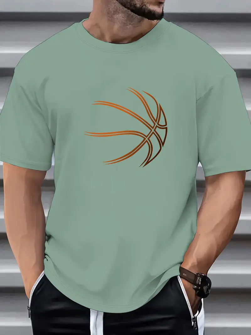 Alfred - Basketball-T-Shirt für Männer mit Aufdruck