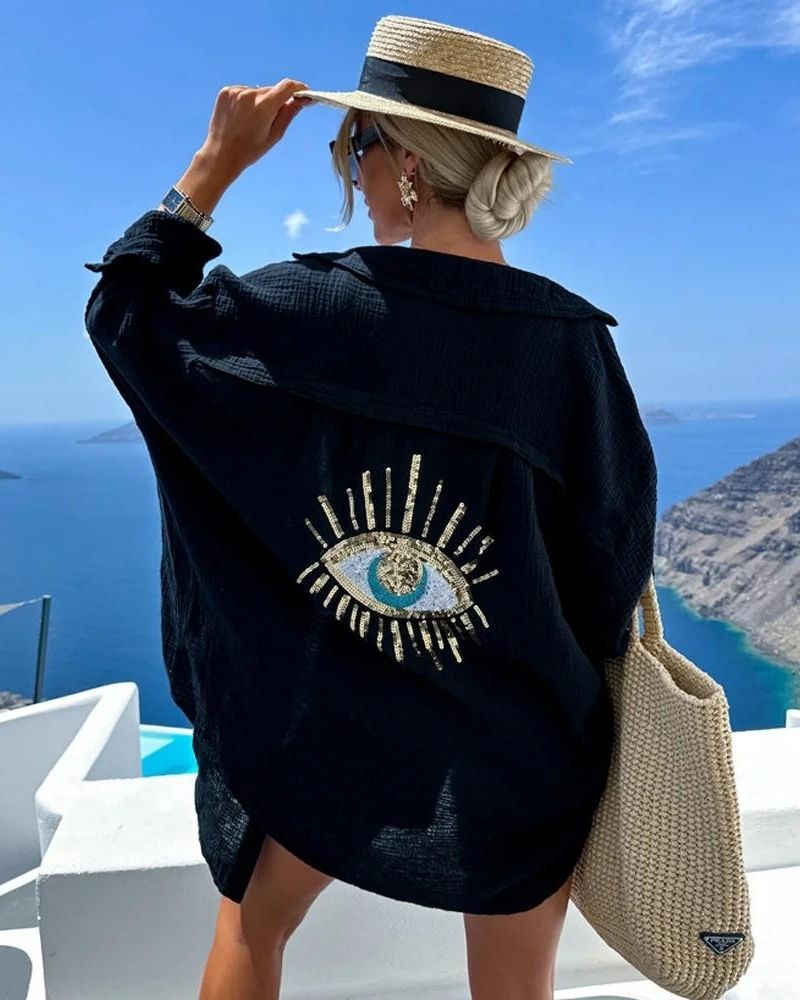 Lena | Bluse mit Pailletten