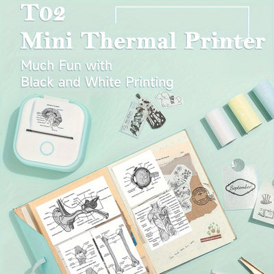 Mini Pocket Drucker Kabelloser Etikettendrucker für iPhone und Android