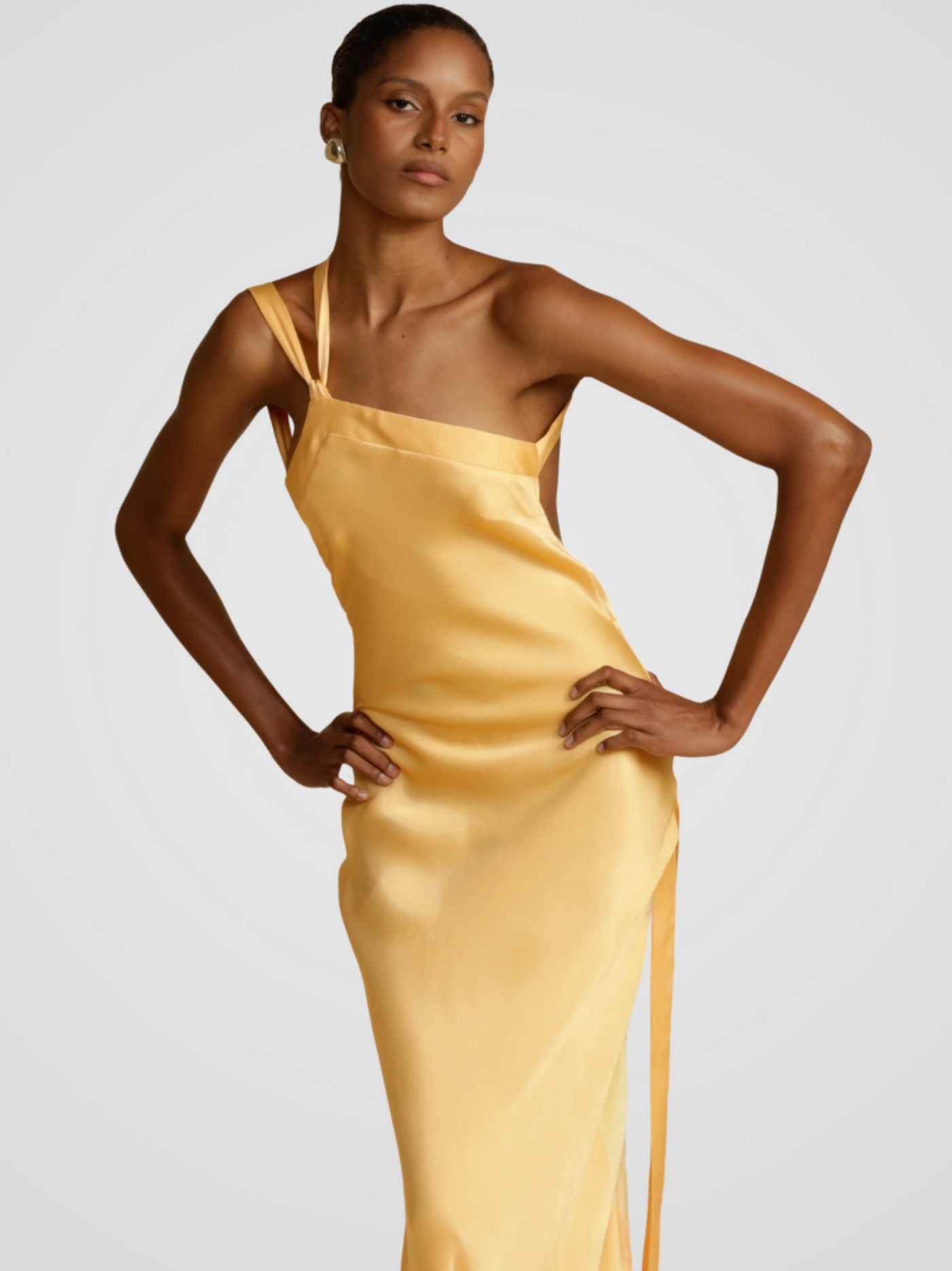 GOLDEN GLOW MAXIKLEID