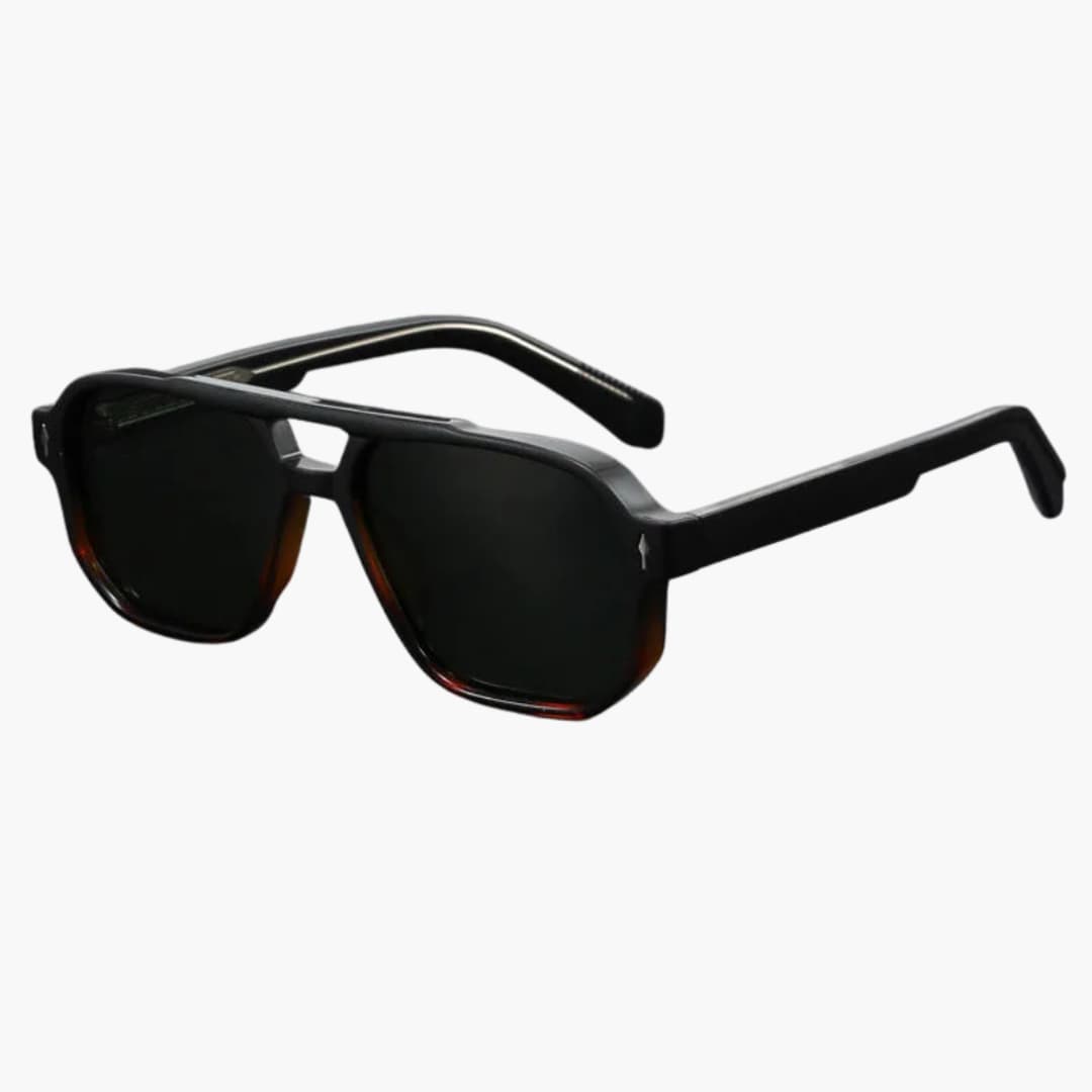 Damen Sonnenbrille mit Pilotenform und Antiblau-Lichtgläsern