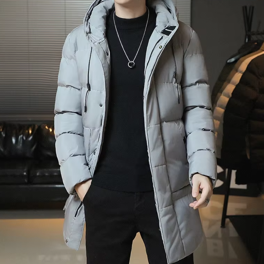 Isidor® | Elegante lange Winterjacke