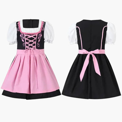 Besticktes Dirndl kleid für Mädchen - Oktoberfest 2025