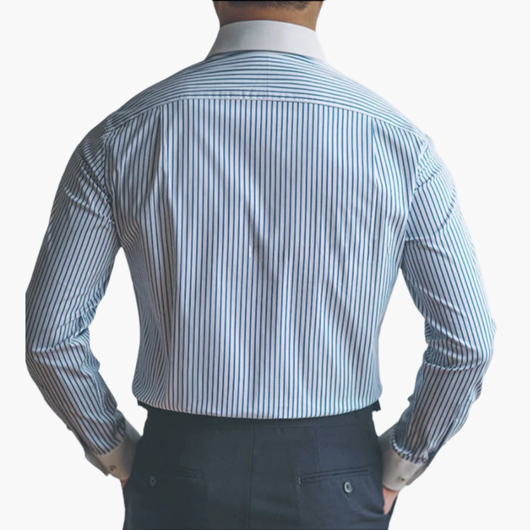 Old Money Herren - Hemd mit klassischem Streifenmuster