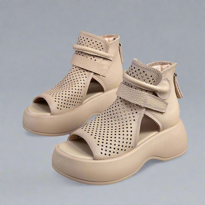 Annelore | Elegante Ledersandalen für ultimativen Komfort