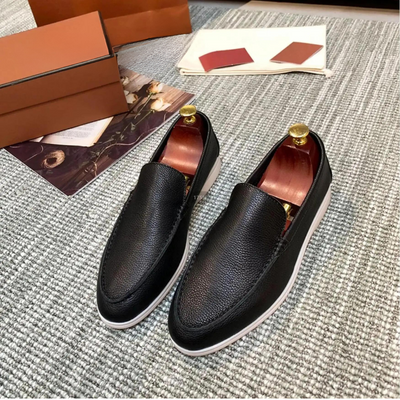 Elegante herren-loafer aus hochwertigem leder
